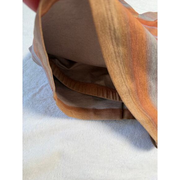 Beyond Yoga Tank Crop Top Shelf Bra Sunset Refocus Softmark Sunset Medium NWT - Picture 8 of 8